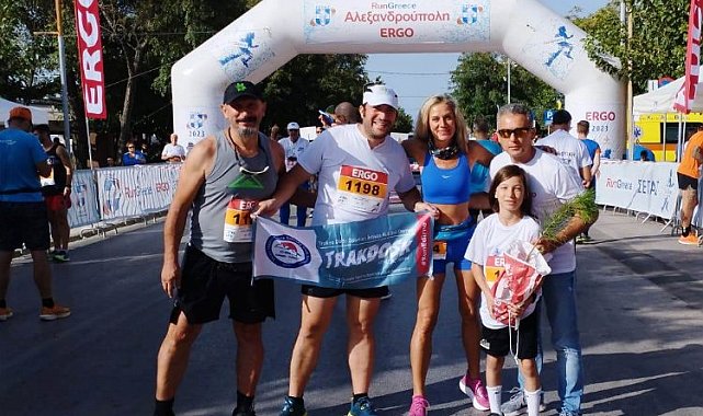 TRAKDOSK, 'Run Greece Alexandroupolis 2023'e katıldı