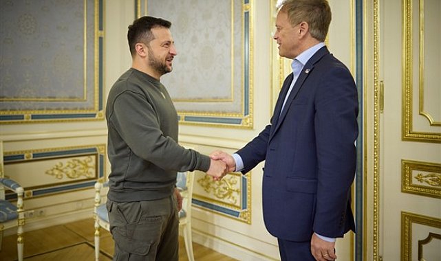 Zelenski, Birleşik Krallık Savunma Bakanı Shapps'ı ağırladı