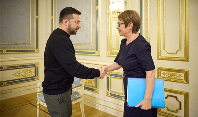 Zelenski, EBRD Başkanı Renaud-Basso ile görüştü