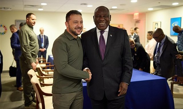 Zelenski, Güney Afrika Devlet Başkanı Ramaphosa ile görüştü
