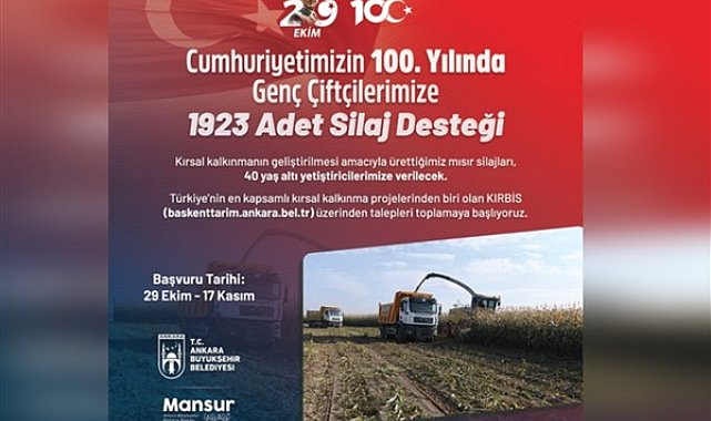 ABB’den Cumhuriyetin 100. yılında mısır silajı desteği