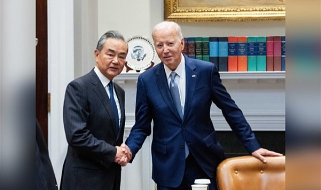 ABD Başkanı Joe Biden ile Çin Dışişleri Bakanı Wang Yi görüştü