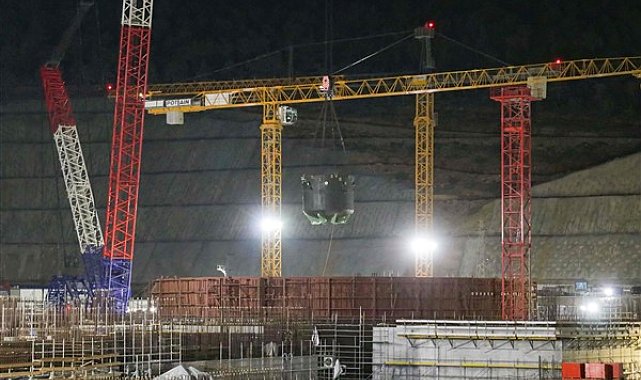 Akkuyu NGS’nin 4’üncü ünitesinde kor tutucunun kurulumu tamamlandı