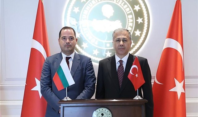 Bakan Yerlikaya, Bulgar mevkidaşı ile bir araya geldi