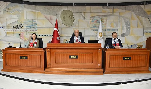 Balıkesir Büyükşehir Belediye Meclisi’nden İsrail’e kınama