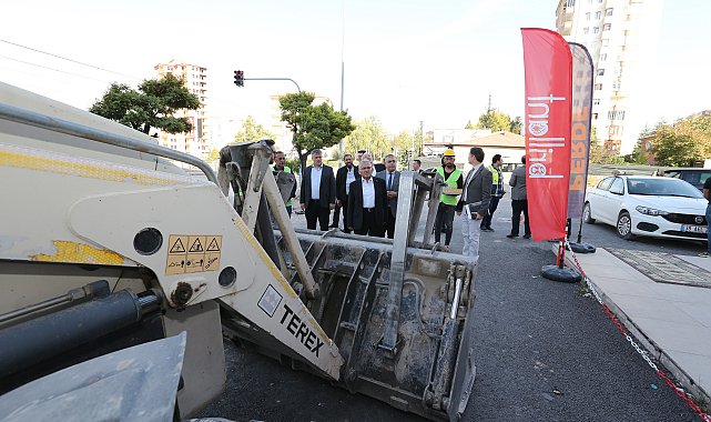 Başkan Büyükkılıç, altyapı çalışmalarını inceledi