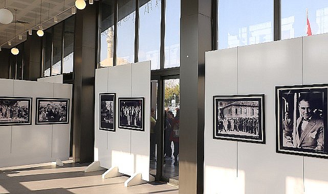 Başkan Çerçioğlu Atatürk resimleri sergisi'nin açılışını yaptı