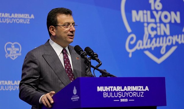 Başkan İmamoğlu, mahalle muhtarlarıyla buluştu
