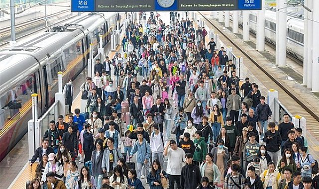Bayram tatilinde Çin’de seyahat sayısı 826 milyona ulaştı