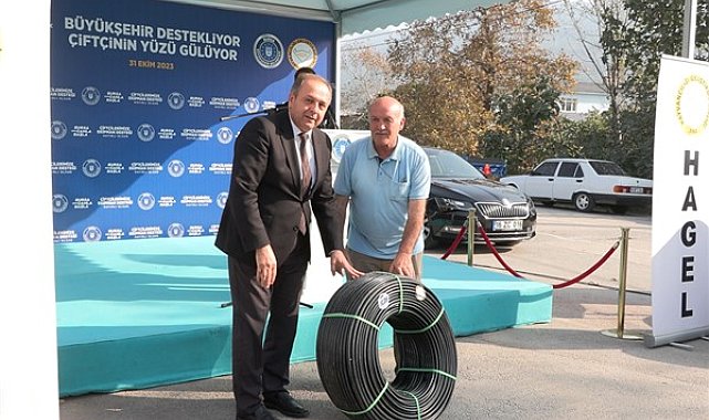 Bursa Büyükşehir Belediyesi’nin çiftçiye desteği sürüyor