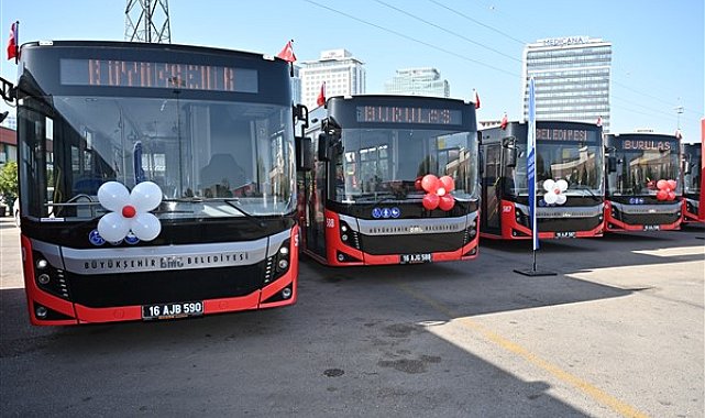 Bursa’da ulaşım filosu büyüyor