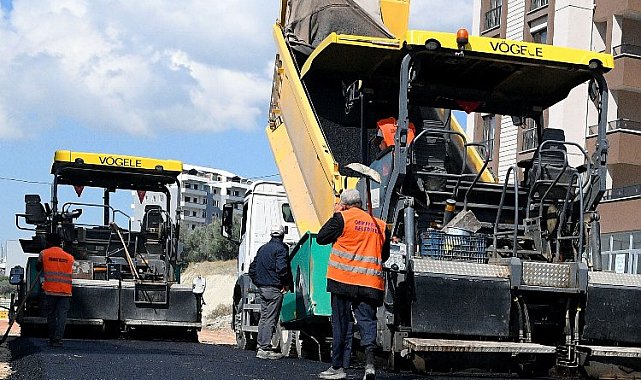 Bursa Osmangazi'nin yollarına siyah makyaj