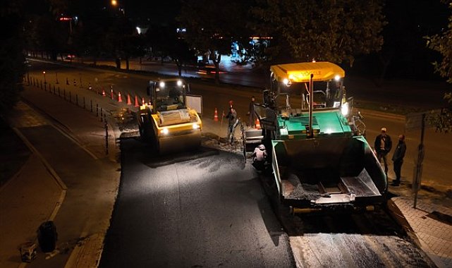 Büyükşehir şehir merkezinde yol altyapısını güçlendiriyor