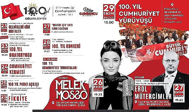 Çiğli Belediyesi'nden 100. Yıla Görkemli Kutlama