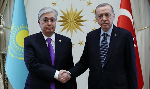 Cumhurbaşkanı Erdoğan Kazakistanlı mevkidaşıyla görüştü