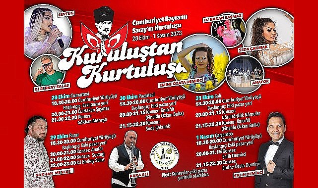 Cumhuriyet ve Kurtuluş coşkusu birleşiyor