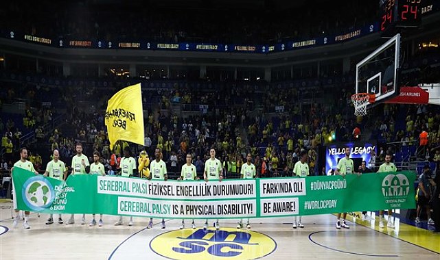 Fenerbahçe Beko ve Türkiye Spastik Çocuklar Vakfı serebral palsi'ye dikkat çekti