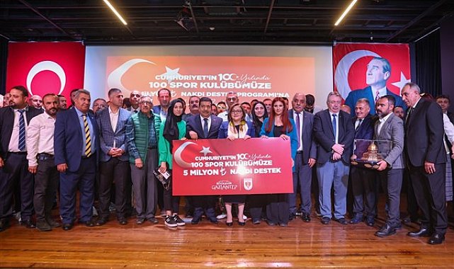 Gaziantep Büyükşehir Belediyesi’nden amatör spor kulüplerine destek