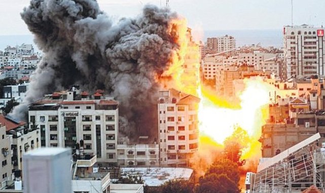 Gazze'deki bombalar Afganistan'a atılanı geçti!