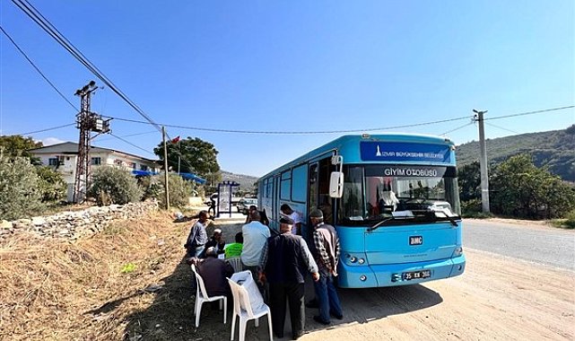 Giyim Otobüsü İzmir yollarında