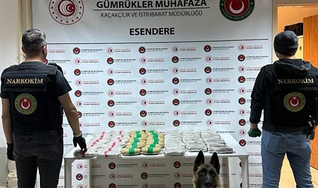Gümrük Muhafaza ekipleri 74 milyon lira değerinde uyuşturucu madde ele geçirdi