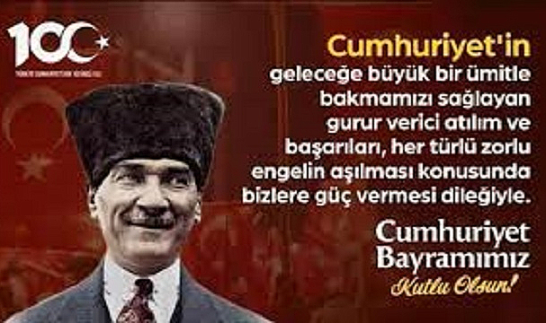 Afyonkarahisar İl Emniyet müdürü Mahmut AY'ın Cumhuriyet Bayramı Kutlama Mesajı