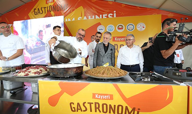 Kayseri Gastronomi Günleri tam not aldı