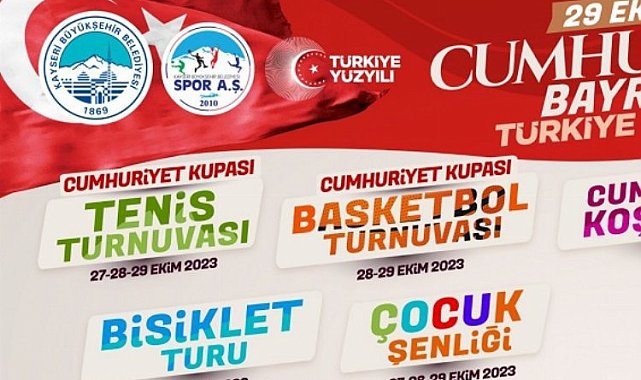 Kayseri'de Cumhuriyet coşkusu