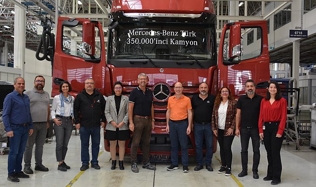 Mercedes-Benz Türk, 350 bininci kamyonunu üretti