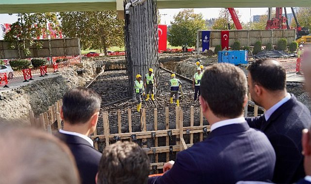 Metro hattının viyadükleri güçlendiriliyor