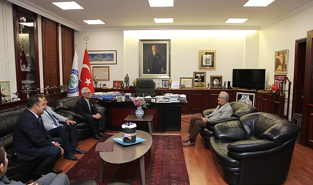MTP Genel Başkanı Yılmaz'dan Başkan Büyükerşen'e ziyaret