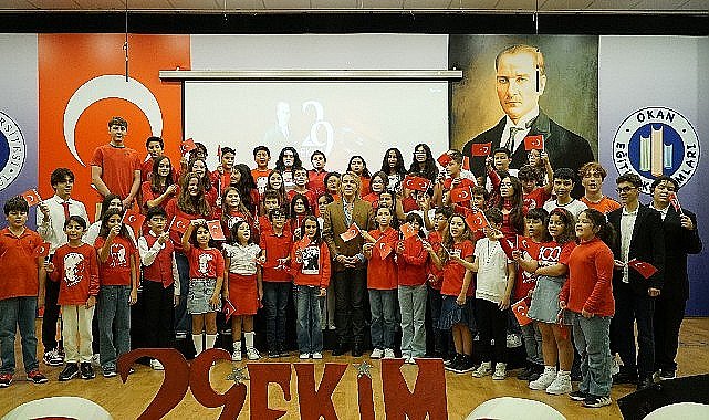Okan koleji öğrencileri cumhuriyet'in 100.yılı coşkusunu Soner Arıca ile yaşadı
