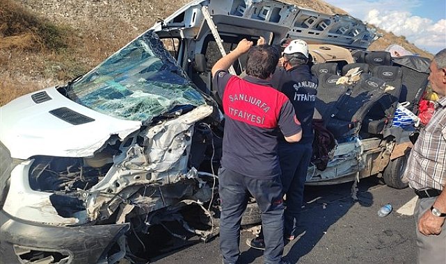 Şanlıurfa Gaziantep otobanındaki kazada 6 kişi hayatını kaybetti