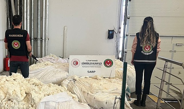 Sarp Gümrük Kapısı'nda 500 milyon TL değerinde uyuşturucu ele geçirildi