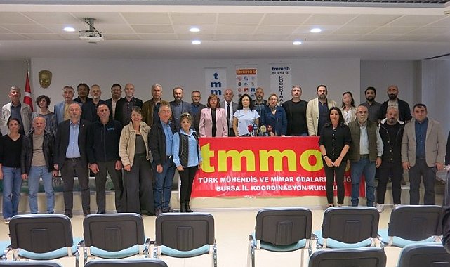 TMMOB BURSA İKK'dan İsrail'e kınama
