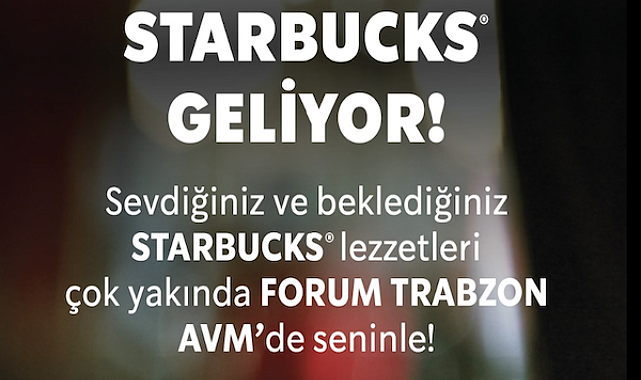Trabzon’un yeni buluşma noktası Starbucks