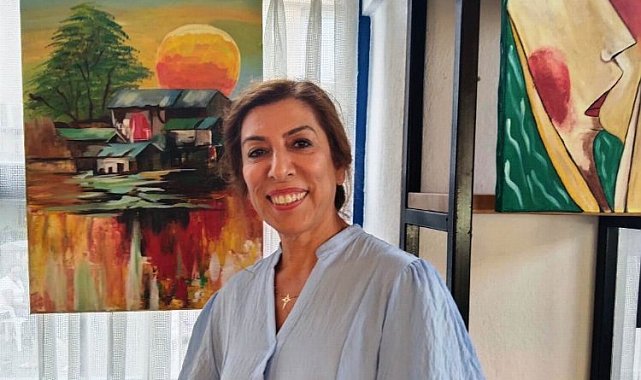 Turizm emekçisinin resimleri festivali renklendirdi