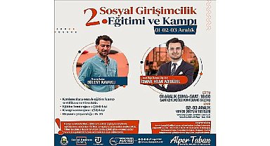 2. Sosyal Girişimcilik Eğitimi Ve Kampı Başvuruları Başladı