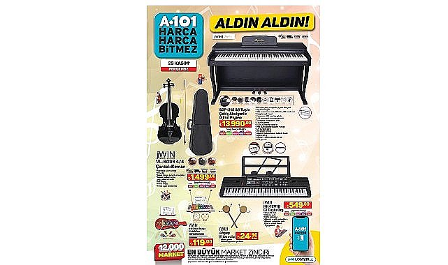 23 Kasım Günü A101'de Kaliteli ve Uygun Fiyatlı Teknolojik Ürünler Tüketicilere Sunuluyor