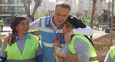 5 Dönümlük park 47 saatte tamamlandı 