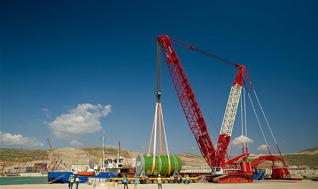 Akkuyu NGS’nin 3. ünitesine ait reaktör basınç kabı sahaya ulaştı