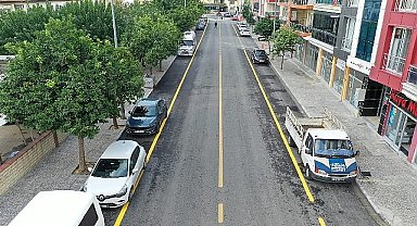 Aydın Büyükşehir Belediyesi'nden incirliova'ya asfalt hamlesi 