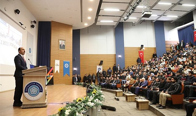 Başkan Altay NEÜ’de öğrencilerle buluştu