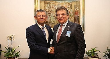 Başkan Arslan'dan CHP Genel Başkanı Özgür Özel'e ziyaret