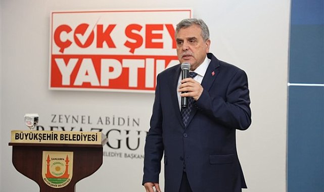 Başkan Beyazgül, köşe yazarlarıyla bir araya geldi