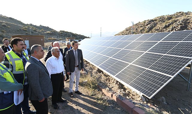 Başkan Büyükkılıç, KASKİ'nin Karpuzsekisi GES projesinde incelemede bulundu