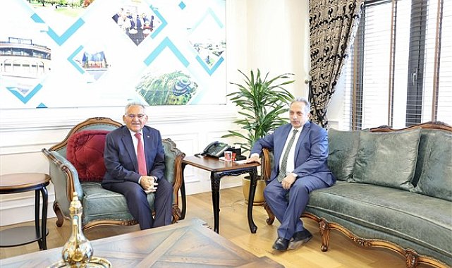 Başkan Büyükkılıç’tan Başkan Yalçın’a ziyaret