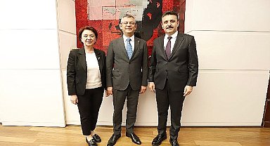 Başkan Kırgöz'den Genel Başkan Özgür Özel'e ziyaret