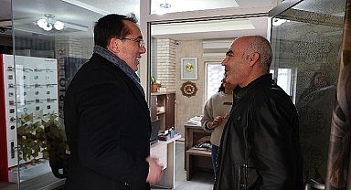 Başkan Savran'dan esnaf ve ev ziyaretleri