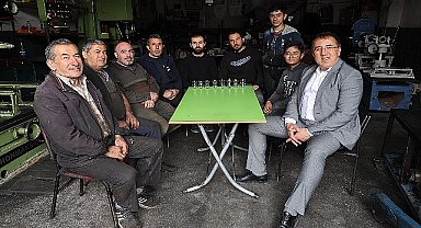 Başkan Savran'dan sanayi esnaflarına ziyaret